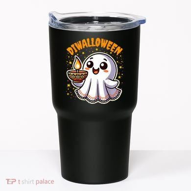 Diwalloween Diwali Halloween Fun Boo Ghost Lantern Deepavali Tumbler