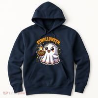 Diwalloween Diwali Halloween Fun Boo Ghost Lantern Deepavali Hoodie thumb 0