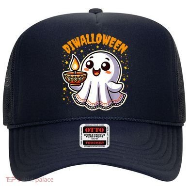 Diwalloween Diwali Halloween Fun Boo Ghost Lantern Deepavali Hat
