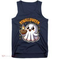 Diwalloween Diwali Halloween Fun Boo Ghost Lantern Deepavali Tank Top thumb 0