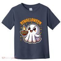 Diwalloween Diwali Halloween Fun Boo Ghost Lantern Deepavali Toddler T-Shirt thumb 0