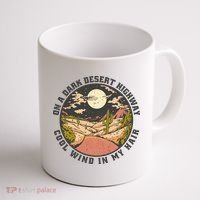 Dark Desert Highway Wind In My Hair Coffee Mug thumb 1