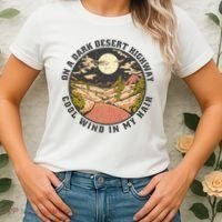 Dark Desert Highway Wind In My Hair Women's T-Shirt thumb 2