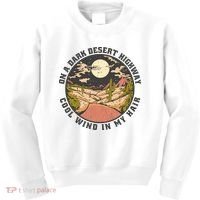 Dark Desert Highway Wind In My Hair Kids Sweatshirt thumb 0