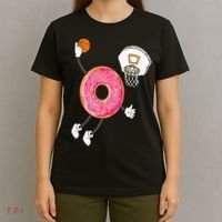 Dunking Donut Hole Food Champ T-Shirt thumb 4