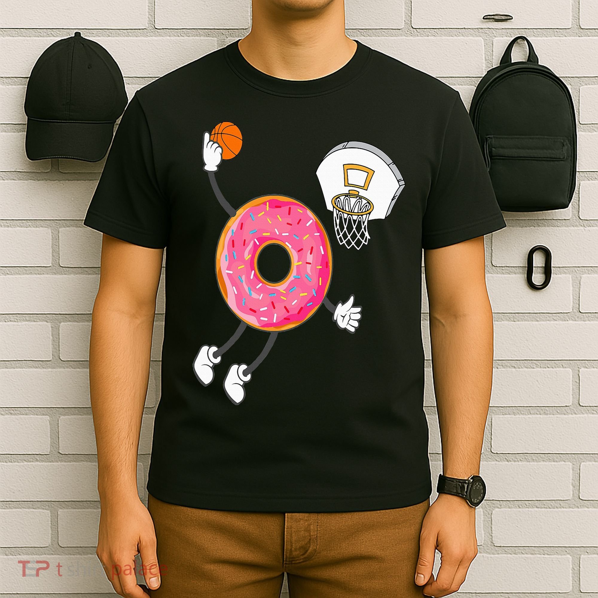 Dunking Donut Hole Food Champ T-Shirt