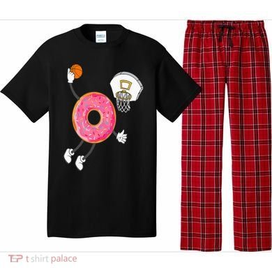 Dunking Donut Hole Food Champ Pajama Set