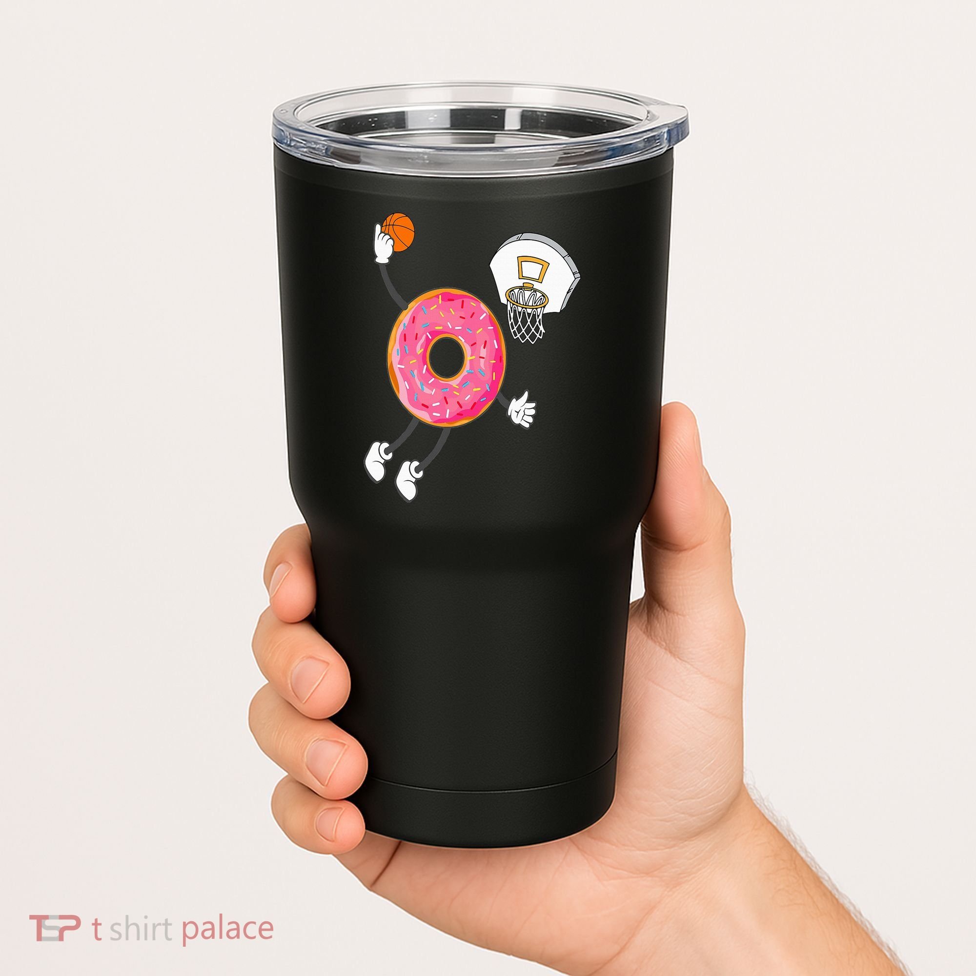 Dunking Donut Hole Food Champ Tumbler