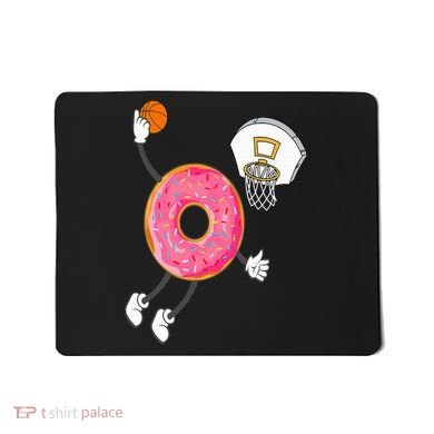 Dunking Donut Hole Food Champ Mousepad