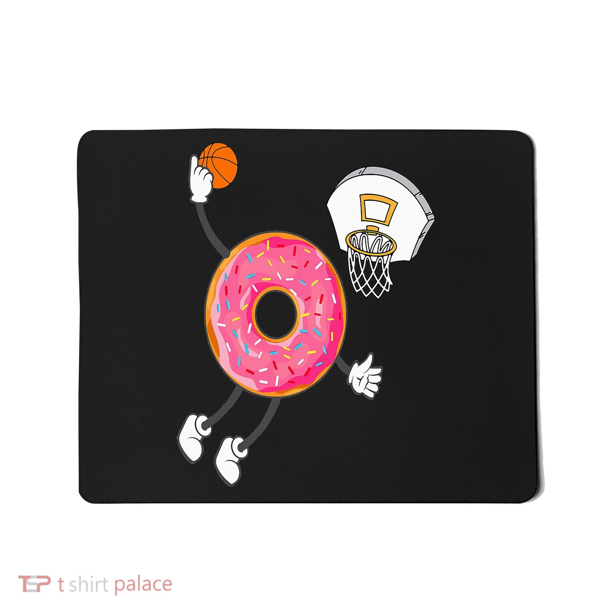 Dunking Donut Hole Food Champ Mousepad