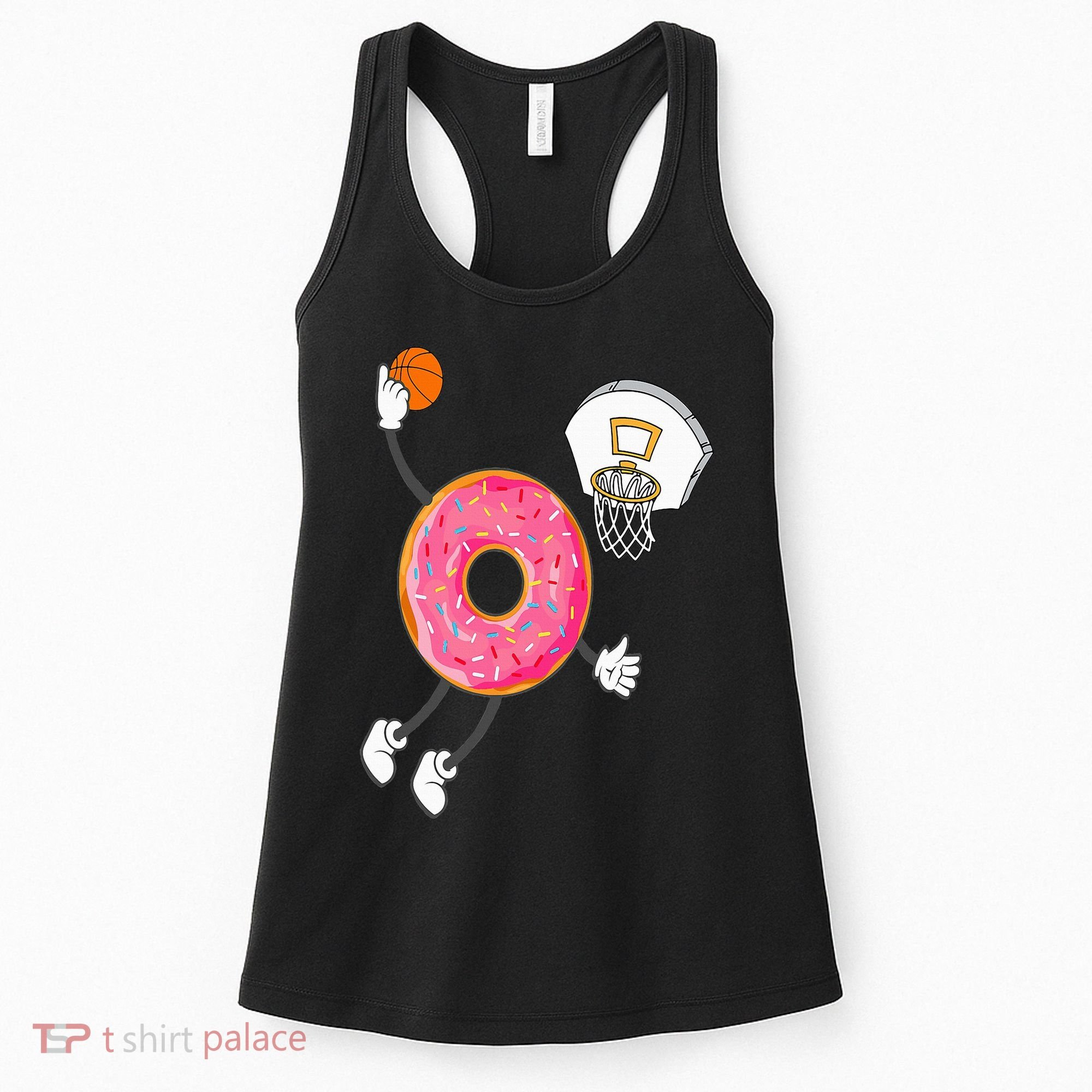 Dunking Donut Hole Food Champ Women's Tank Top