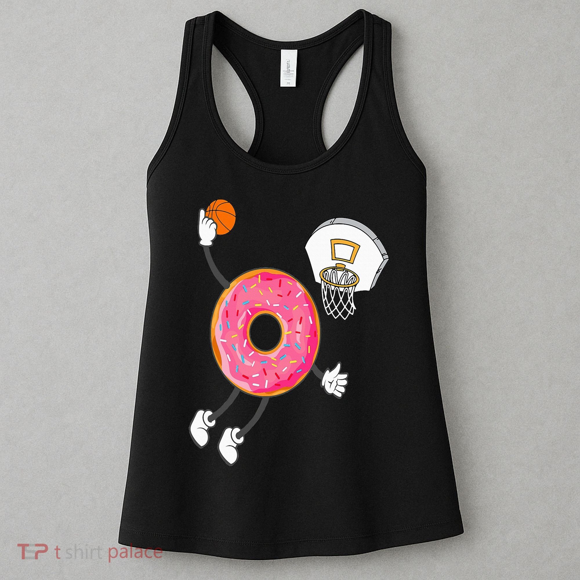 Dunking Donut Hole Food Champ Women's Tank Top
