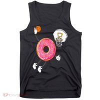 Dunking Donut Hole Food Champ Tank Top thumb 0