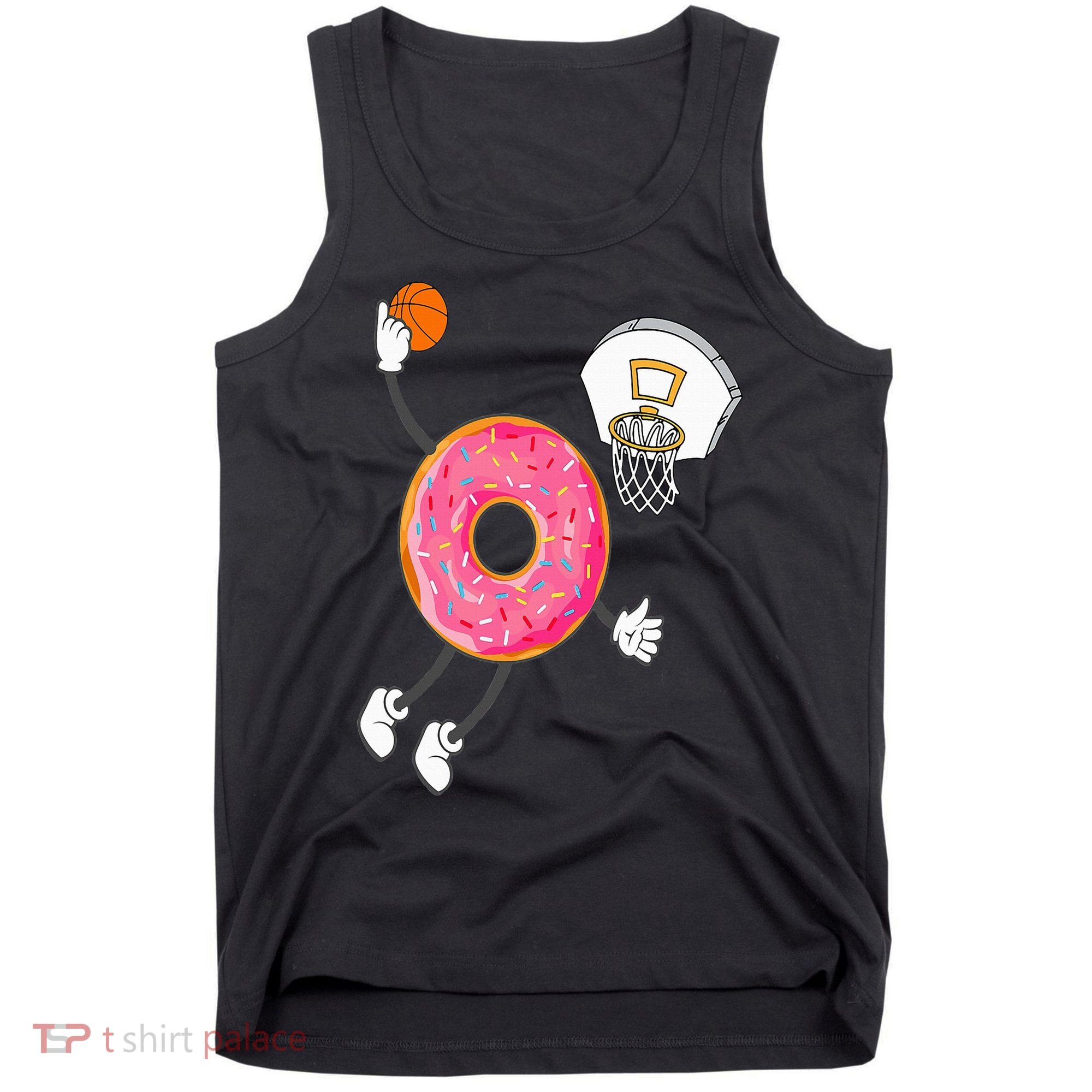 Dunking Donut Hole Food Champ Tank Top