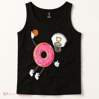 Dunking Donut Hole Food Champ Tank Top thumb 2