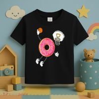 Dunking Donut Hole Food Champ Toddler T-Shirt thumb 3