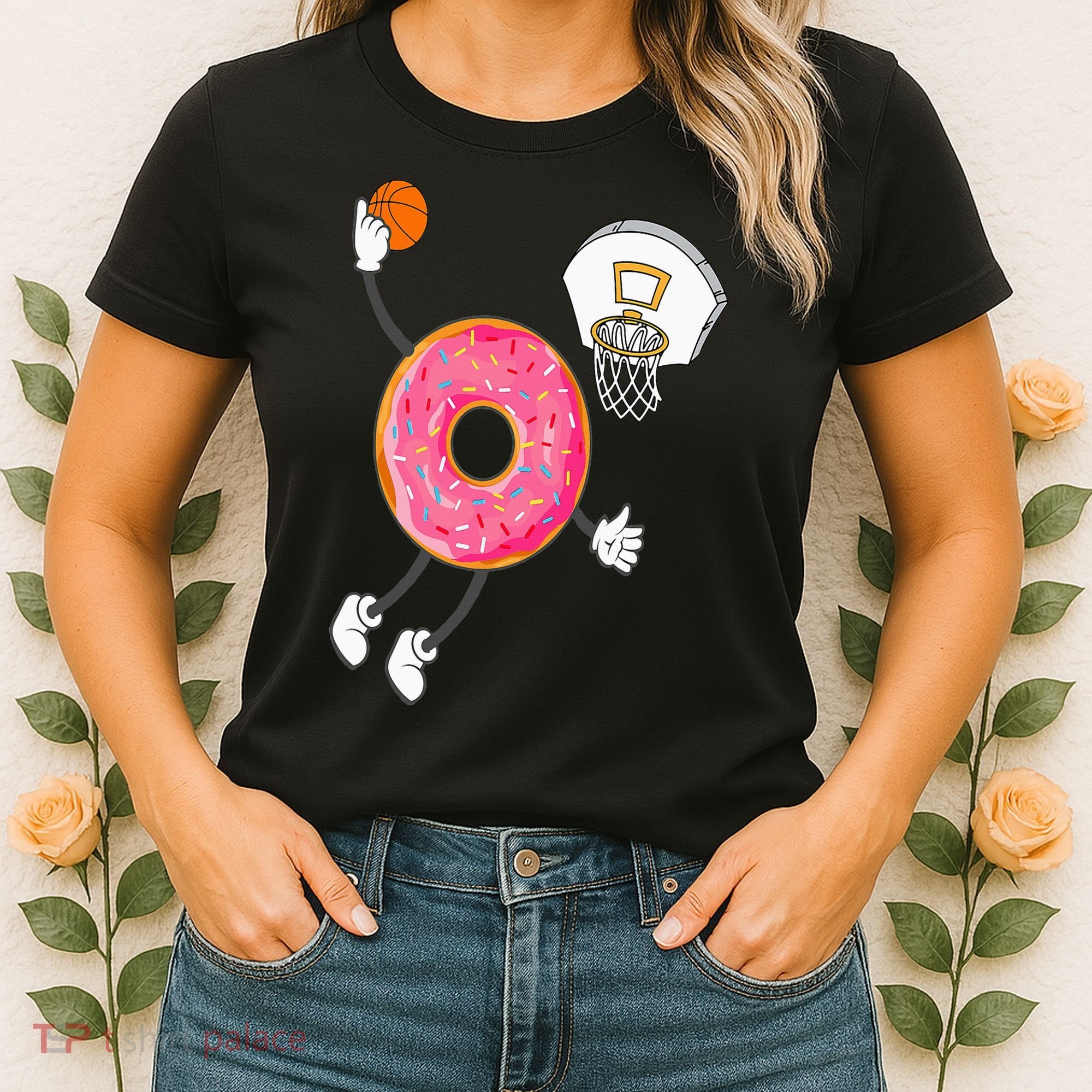 Dunking Donut Hole Food Champ Women's T-Shirt