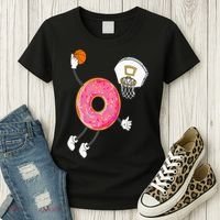 Dunking Donut Hole Food Champ Women's T-Shirt thumb 3