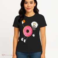Dunking Donut Hole Food Champ Women's T-Shirt thumb 4