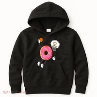 Dunking Donut Hole Food Champ Kids Hoodie thumb 0
