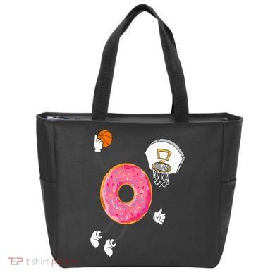 Dunking Donut Hole Food Champ Tote Bag