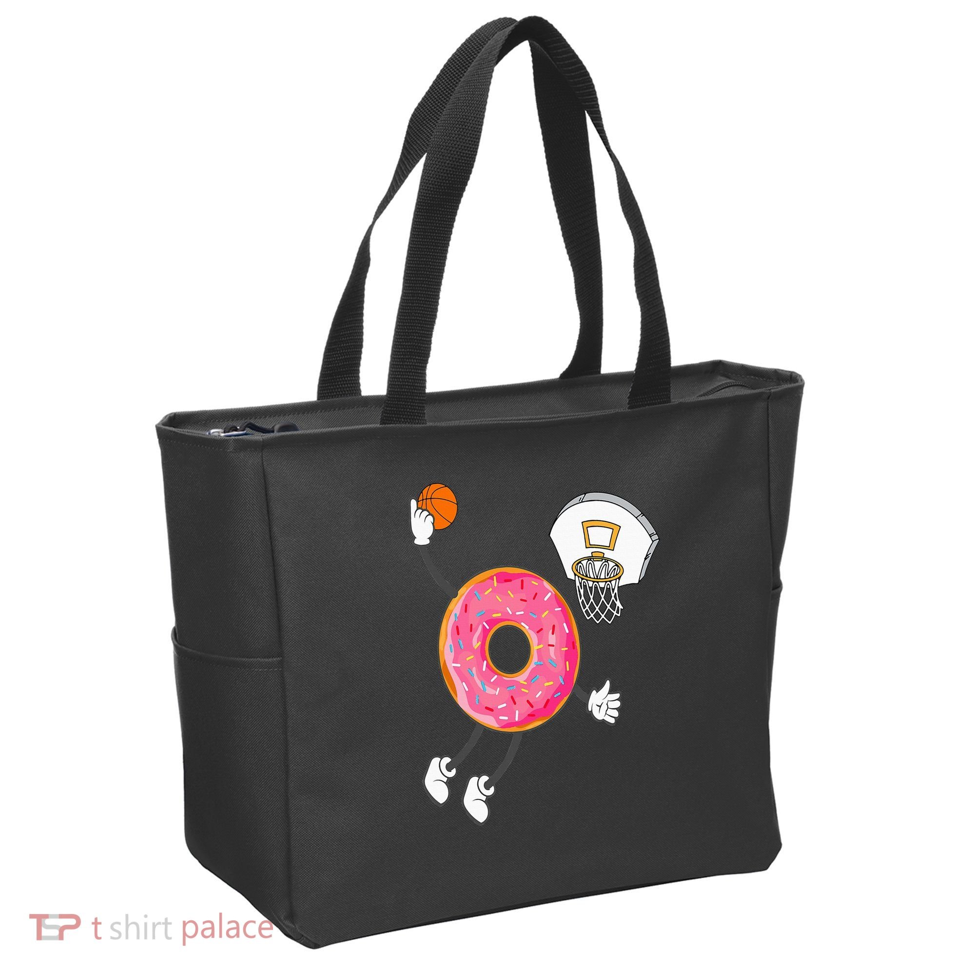 Dunking Donut Hole Food Champ Tote Bag
