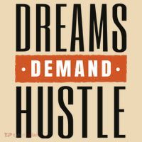 Dreams Demand Hustle Motivational Quote Tote Bag thumb 4