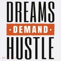 Dreams Demand Hustle Motivational Quote Golf Towel thumb 3
