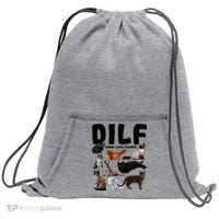 Dilf Damn I Love Felines Funny Cat Kitty Lover Sweatshirt Cinch Pack Bag thumb 0