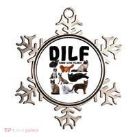 Dilf Damn I Love Felines Funny Cat Kitty Lover Ornament thumb 0