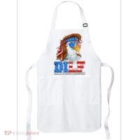 Dilf Damn I Love Freedom Eagle Funny Patriotic 4th Of July Apron thumb 0