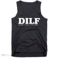 Dilf Devoted Involved Loving Father Dad Papa Tank Top thumb 0