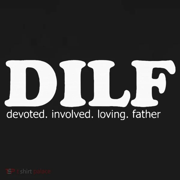 Dilf Devoted Involved Loving Father Dad Papa Kids Long Sleeve Shirt