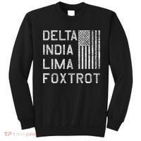 Dilf Dela India Lima Foxro Us Flag American Pario Sweatshirt thumb 0