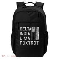 Dilf Dela India Lima Foxro Us Flag American Pario Backpack thumb 0
