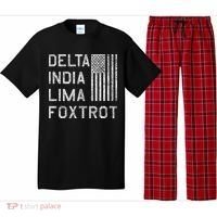 Dilf Dela India Lima Foxro Us Flag American Pario Pajama Set thumb 0