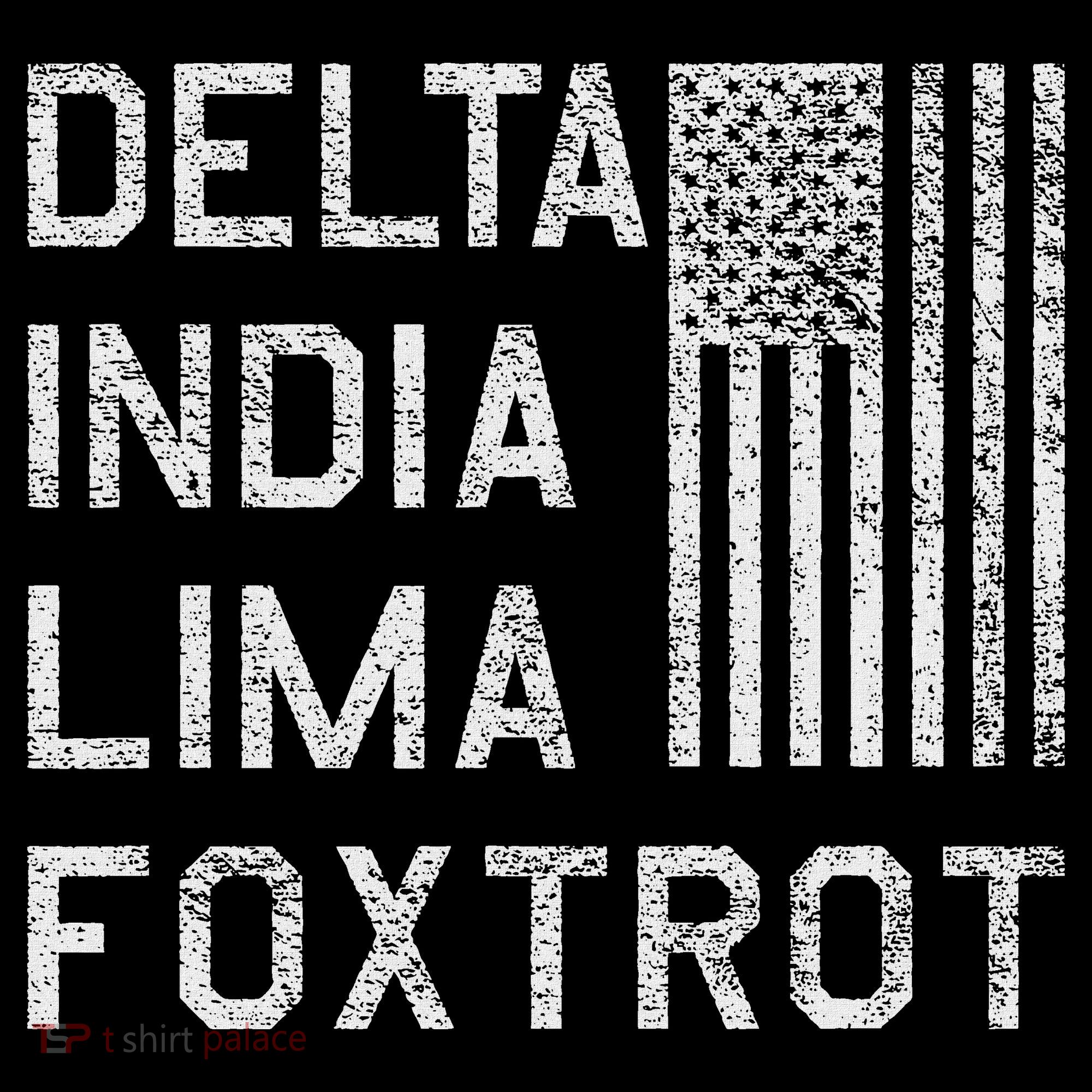 Dilf Dela India Lima Foxro Us Flag American Pario Women's Hoodie
