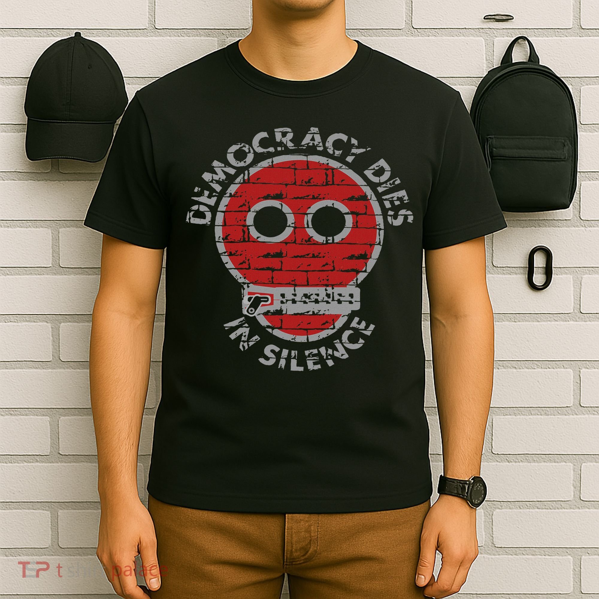Democracy Dies In Silence Freedom Of Expression T-Shirt
