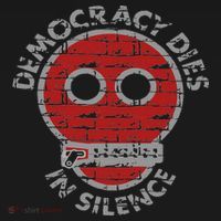 Democracy Dies In Silence Freedom Of Expression Mousepad thumb 1