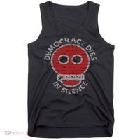 Democracy Dies In Silence Freedom Of Expression Tank Top thumb 0
