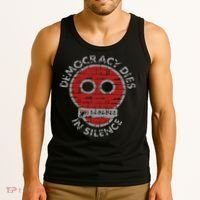 Democracy Dies In Silence Freedom Of Expression Tank Top thumb 3