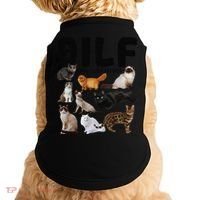 DILF Damn I Love Felines Funny Cat Kitty Lover Doggie Tank thumb 0