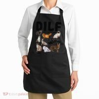 DILF Damn I Love Felines Funny Cat Kitty Lover Apron thumb 2