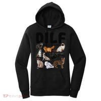 DILF Damn I Love Felines Funny Cat Kitty Lover Women's Hoodie thumb 0