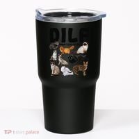 DILF Damn I Love Felines Funny Cat Kitty Lover Tumbler thumb 0