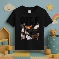 DILF Damn I Love Felines Funny Cat Kitty Lover Toddler T-Shirt thumb 3