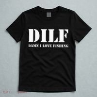 DILF Damn I Love Fishing Funny Fathers Day Gift For Dad T-Shirt thumb 5