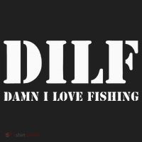 DILF Damn I Love Fishing Funny Fathers Day Gift For Dad Hat thumb 2