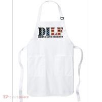 DILF Damn I Love Freedom Funny Patriotic USA Flag Apron thumb 0