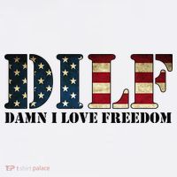 DILF Damn I Love Freedom Funny Patriotic USA Flag Beanie thumb 2